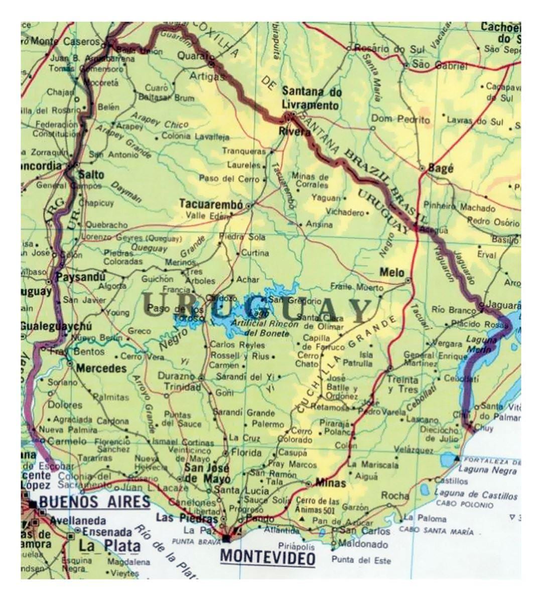 harta Uruguay