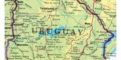 Harta Uruguay