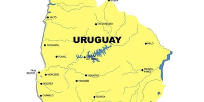 Harta râul Uruguay
